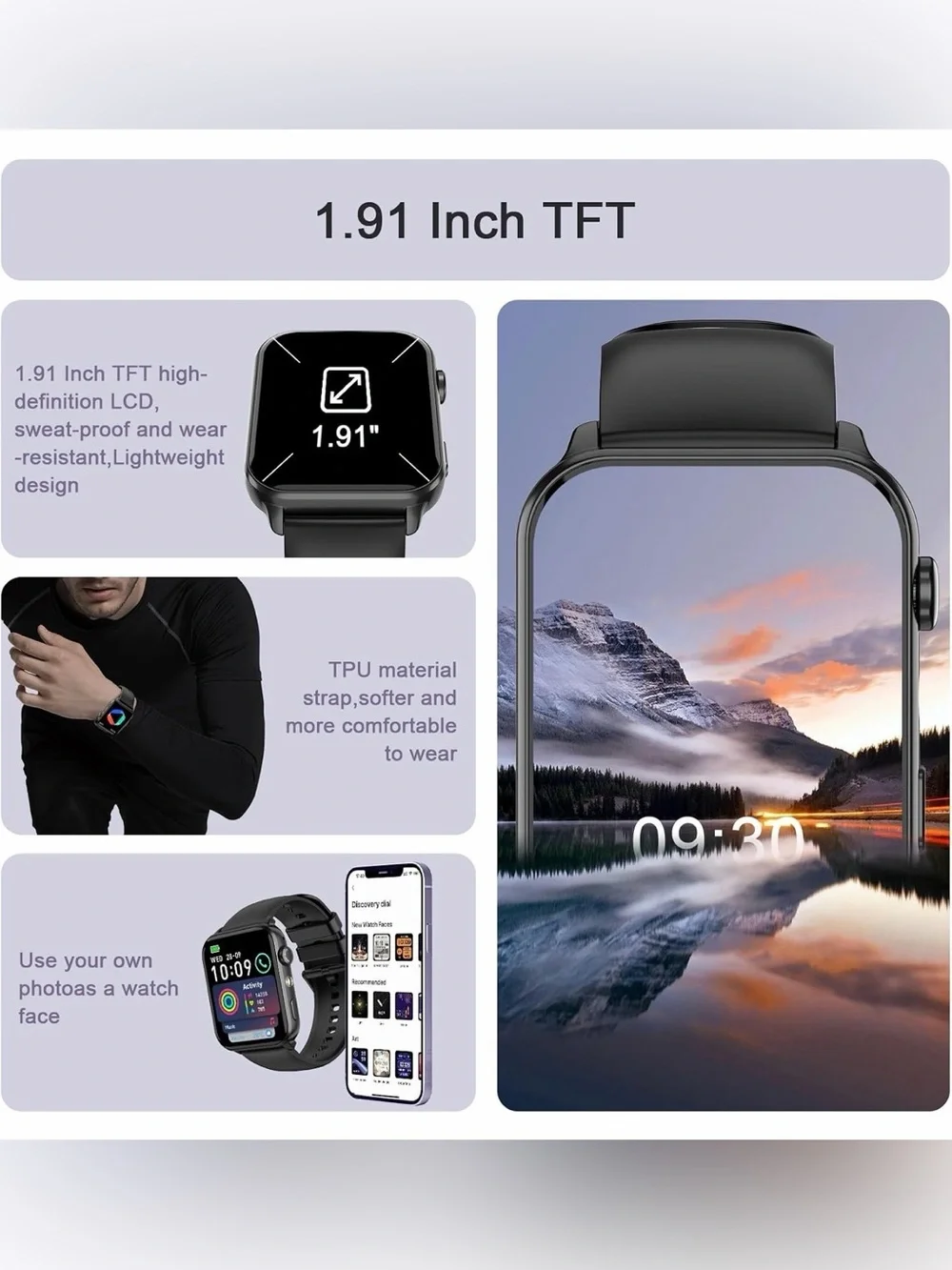 Men's Smartwatch: 1.91